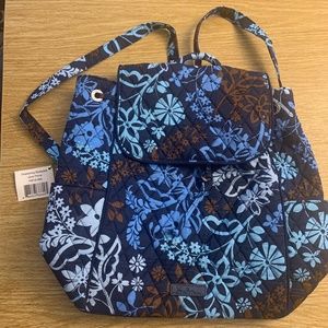 Vera Bradley Drawstring Backpack in retired Java floral NWT